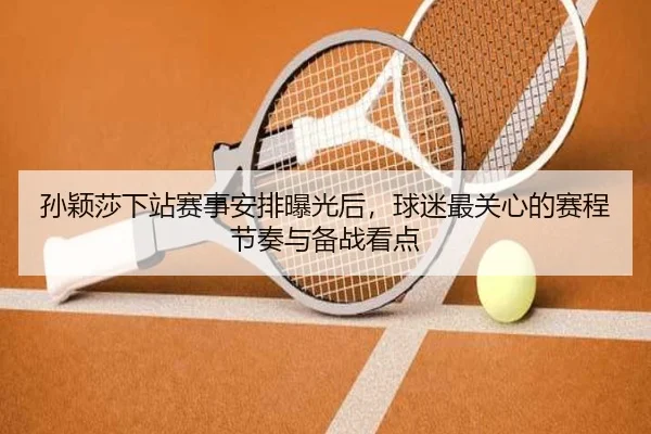孙颖莎下站赛事安排曝光后，球迷最关心的赛程节奏与备战看点